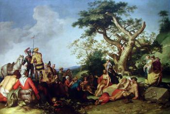 亞伯拉罕 佈隆梅特 John the Baptist preaching 亞伯拉罕 佈隆梅特 John the Baptist preaching